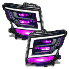 Load image into Gallery viewer, Oracle-21-22-Nissan-Titan-Demon-Eye-Rgb-Headlight-Upgrade-Kit---Colorshift-WO-Controller
