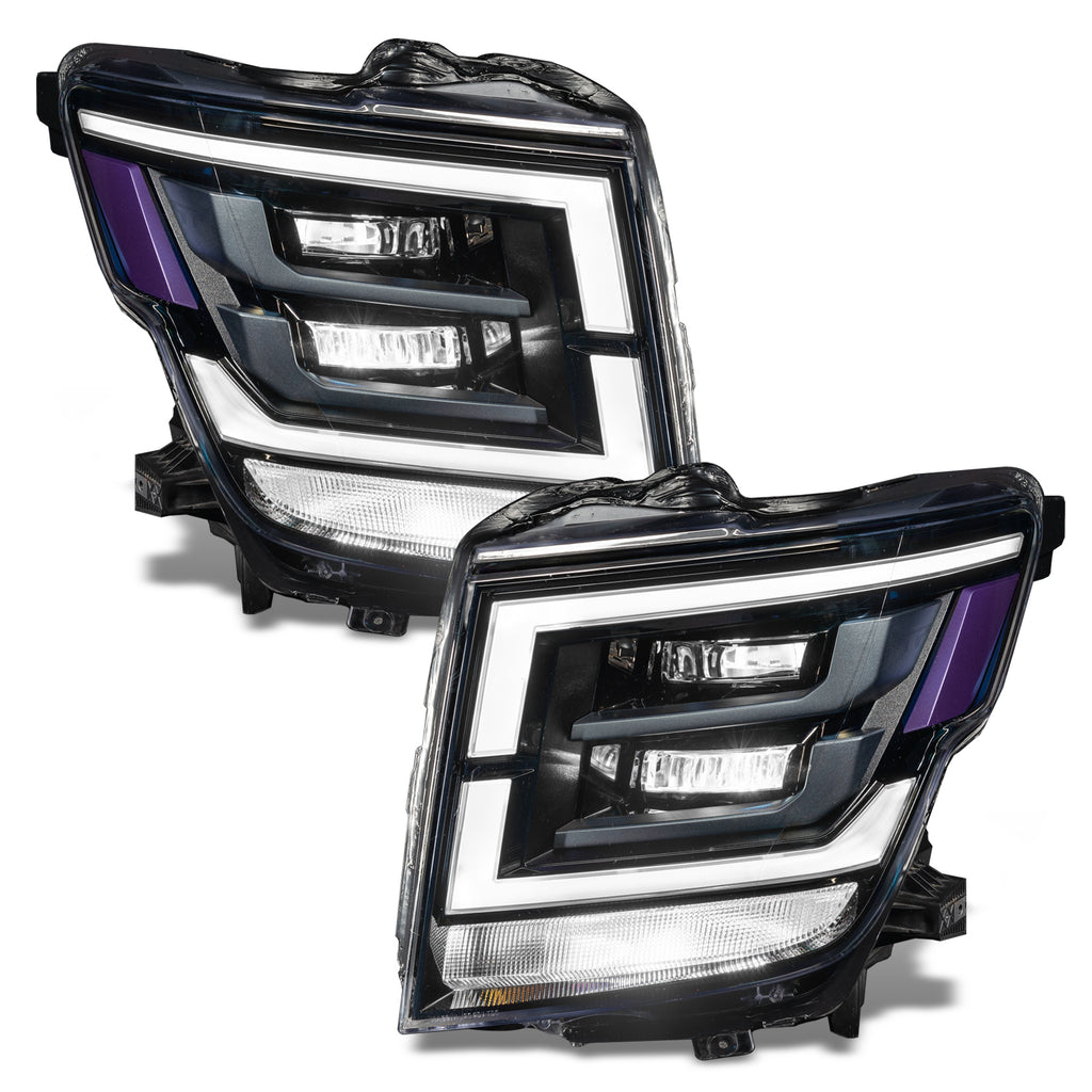 Oracle-21-22-Nissan-Titan-Demon-Eye-Rgb-Headlight-Upgrade-Kit---Colorshift-WO-Controller