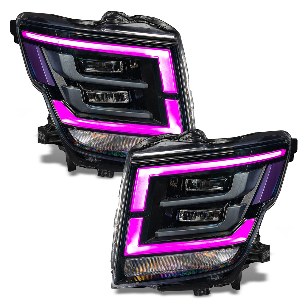 Oracle-21-22-Nissan-Titan-RgbW-Headlight-Drl-Upgrade---Colorshift-W-Bc1-Controller