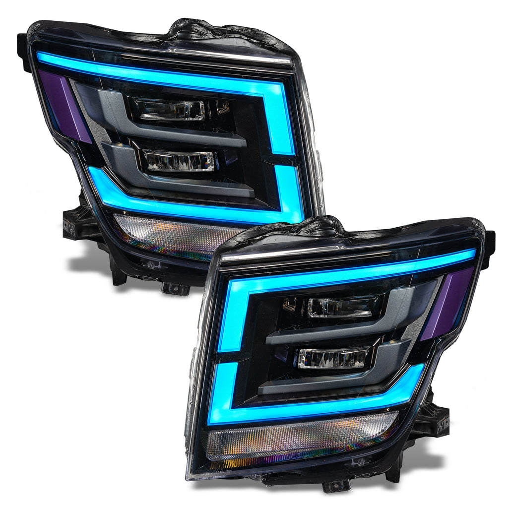 Oracle-21-22-Nissan-Titan-RgbW-Headlight-Drl-Upgrade---Colorshift-WO-Controller