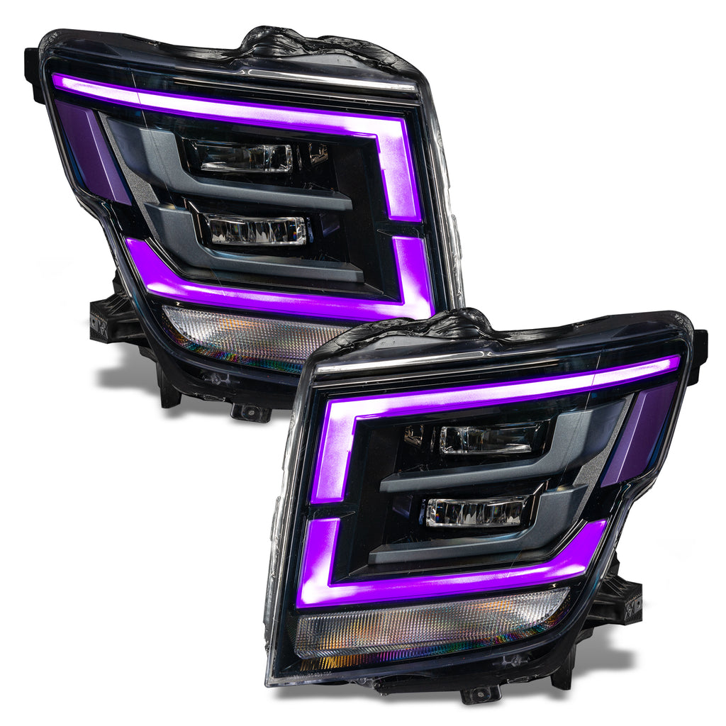 Oracle-21-22-Nissan-Titan-RgbW-Headlight-Drl-Upgrade---Colorshift-WO-Controller