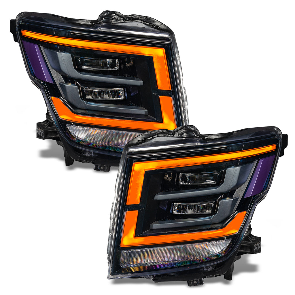Oracle-21-22-Nissan-Titan-RgbW-Headlight-Drl-Upgrade---Colorshift-WO-Controller