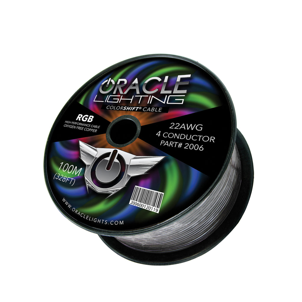 Oracle-22Awg-4-Conductor-Rgb-Installation-Wire-100M-(328Ft)-Spool---Rgb