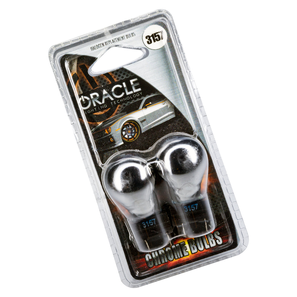 Oracle-3157-Chrome-Bulbs-(Pair)---White
