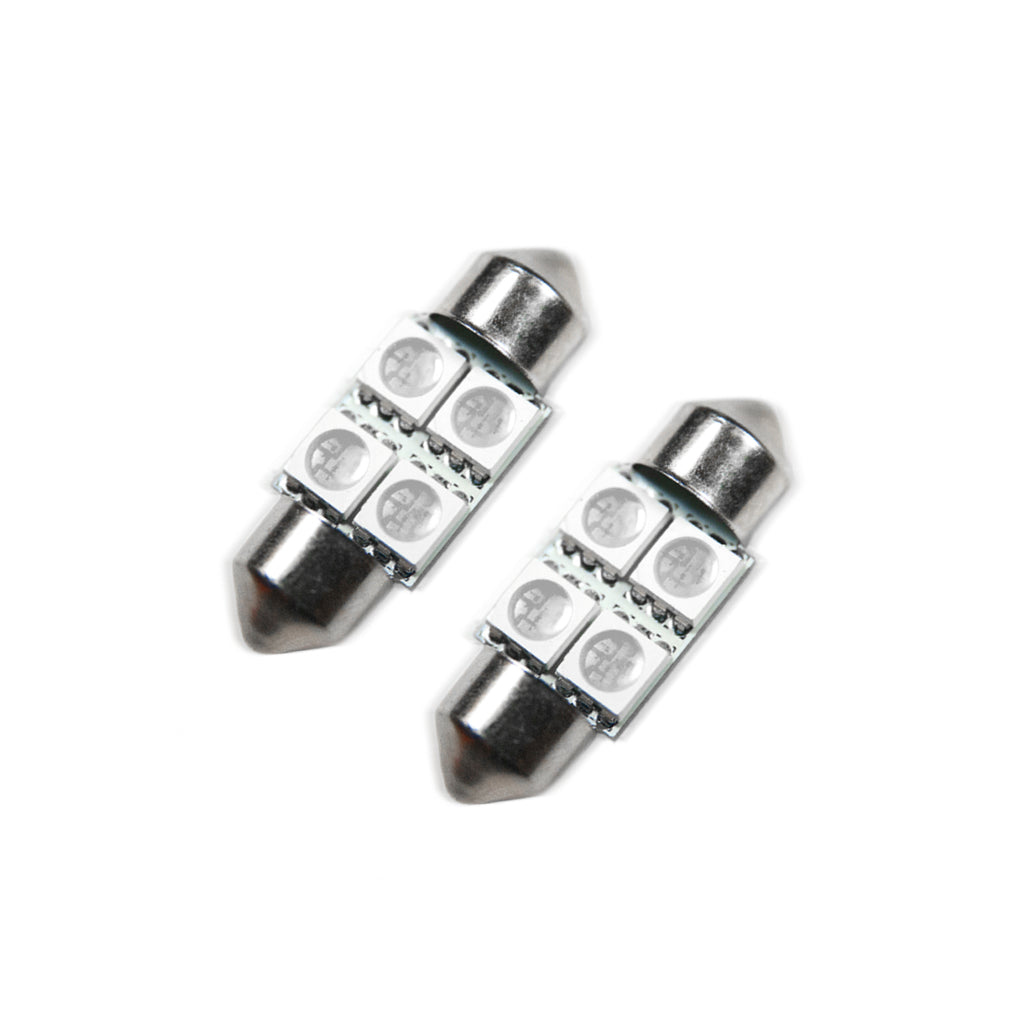 Oracle-33Mm-4-Led-3-Chip-Festoon-Bulbs-(Pair)---Blue