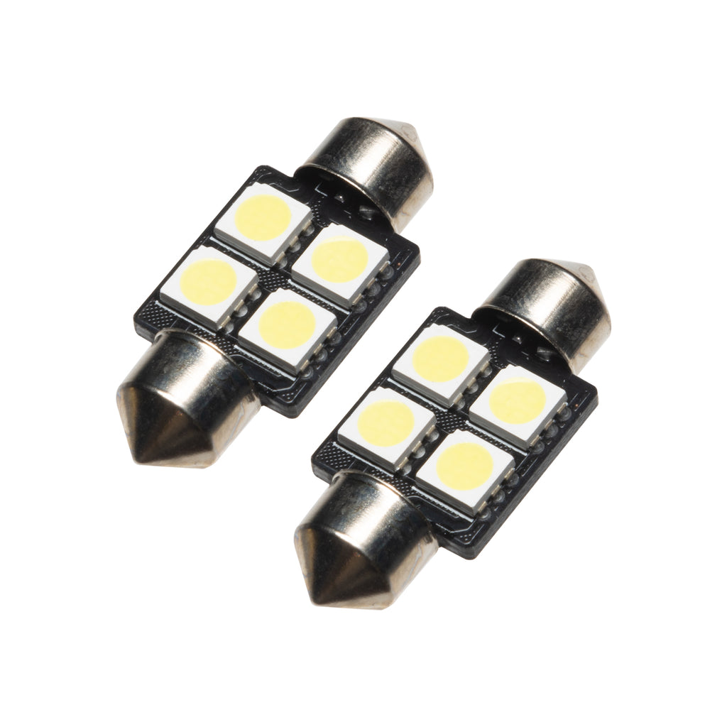 Oracle-33Mm-4-Led-3-Chip-Festoon-Bulbs-(Pair)---Cool-White