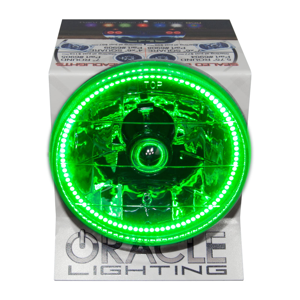 Oracle-5.75-Sealed-Beam-Powered-Display---Green