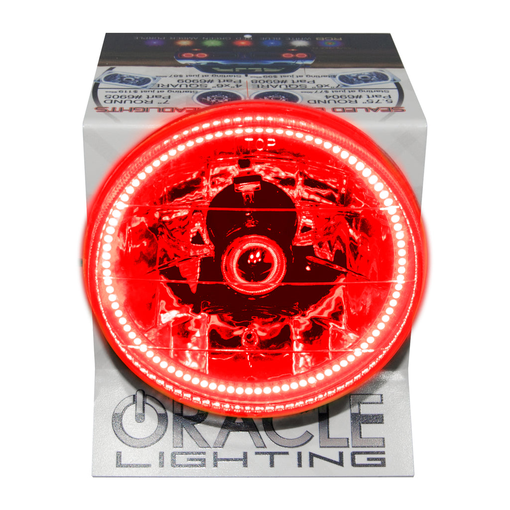 Oracle-5.75-Sealed-Beam-Powered-Display---Red