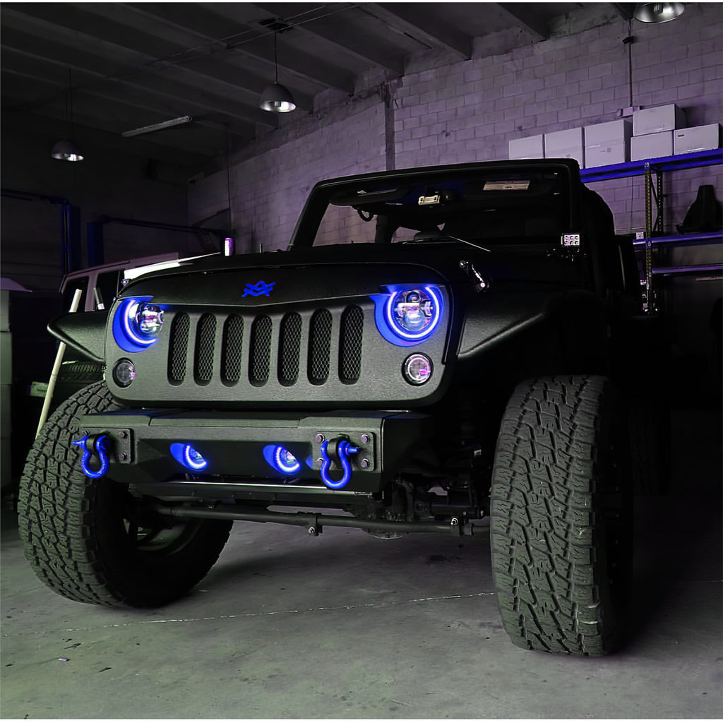 Oracle-7In-High-Powered-Led-Headlights---Black-Bezel---Colorshift-No-Controller