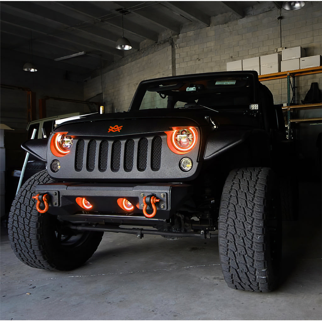 Oracle-7In-High-Powered-Led-Headlights---Black-Bezel---Colorshift-No-Controller