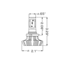 Load image into Gallery viewer, Oracle-9006-4000-Lumen-Led-Headlight-Bulbs-(Pair)---6000K