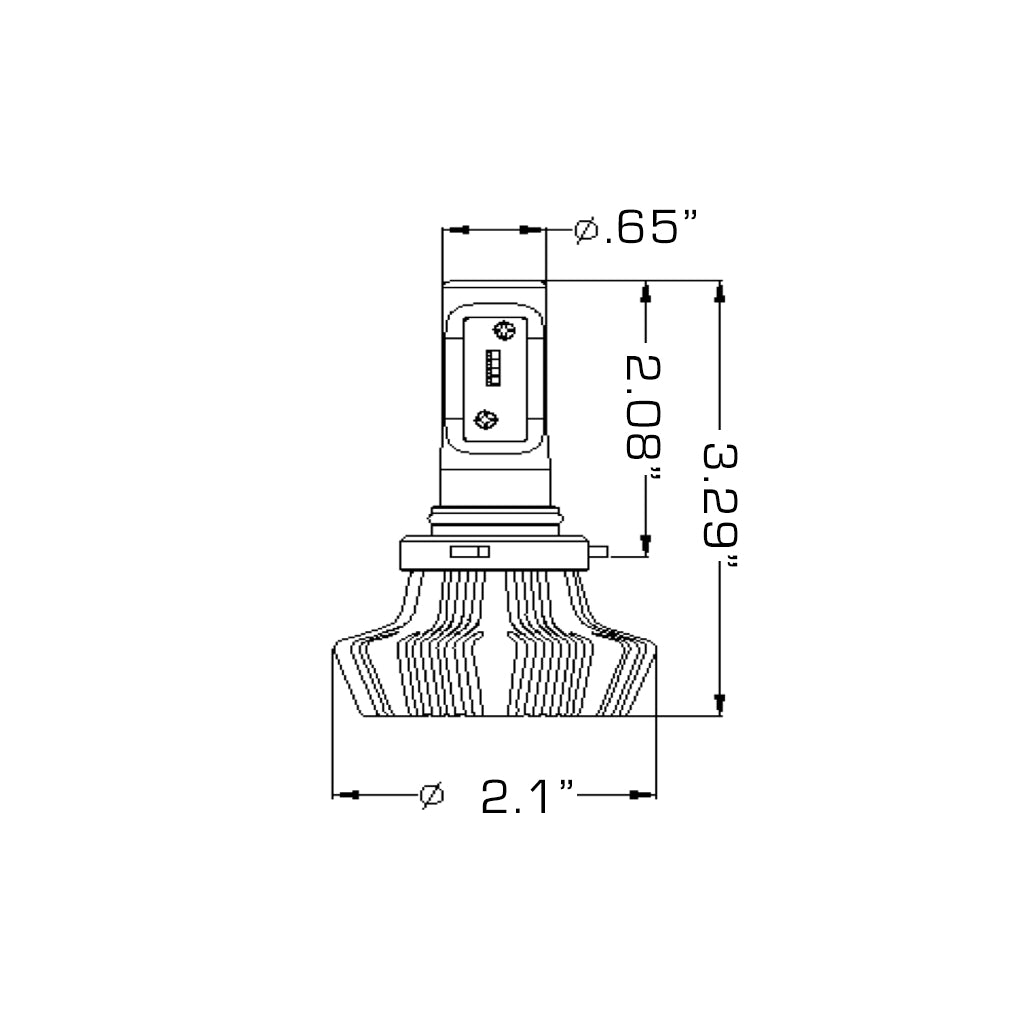 Oracle-9012-4000-Lumen-Led-Headlight-Bulbs-(Pair)---6000K