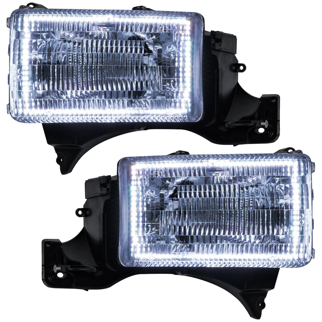 Oracle-94-02-Dodge-Ram-Pre-Assembled-Halo-Headlights---White