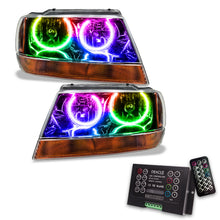 Load image into Gallery viewer, Oracle-99-04-Jeep-Grand-Cherokee-Smd-Hl---Black---Colorshift-W-2.0-Controller