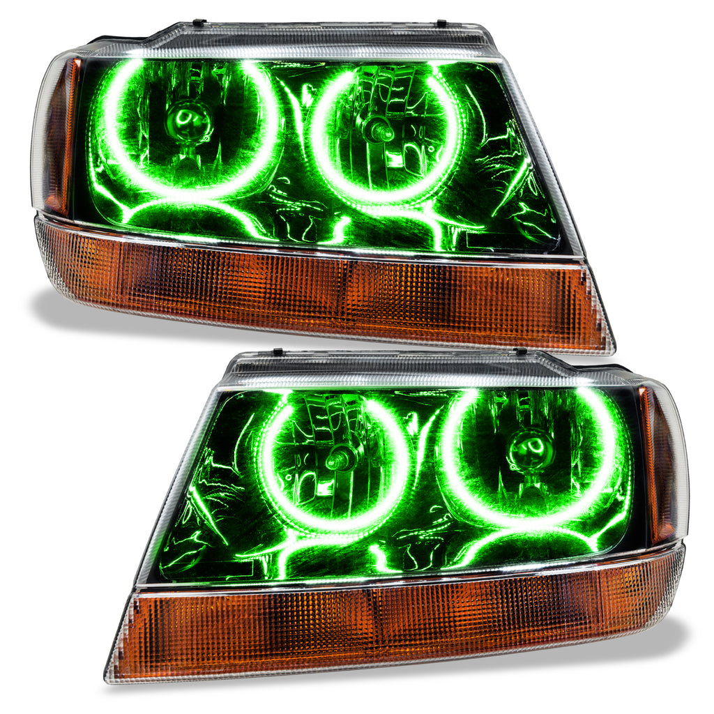 Oracle-99-04-Jeep-Grand-Cherokee-Smd-Hl---Black---Colorshift-W-Bc1-Controller