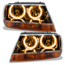 Load image into Gallery viewer, Oracle-99-04-Jeep-Grand-Cherokee-Smd-Hl---Black---Colorshift-W-Bc1-Controller