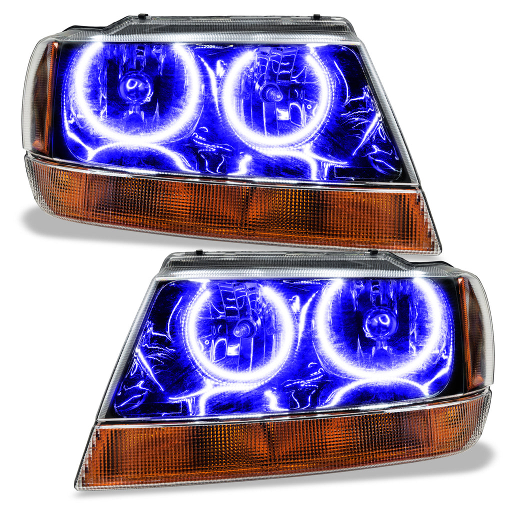 Oracle-99-04-Jeep-Grand-Cherokee-Smd-Hl---Black---Colorshift-W-Bc1-Controller