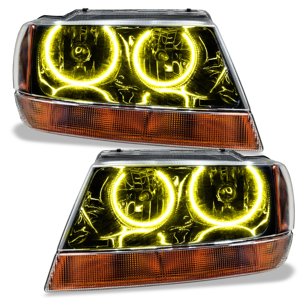 Oracle-99-04-Jeep-Grand-Cherokee-Smd-Hl---Black---Colorshift-W-Bc1-Controller