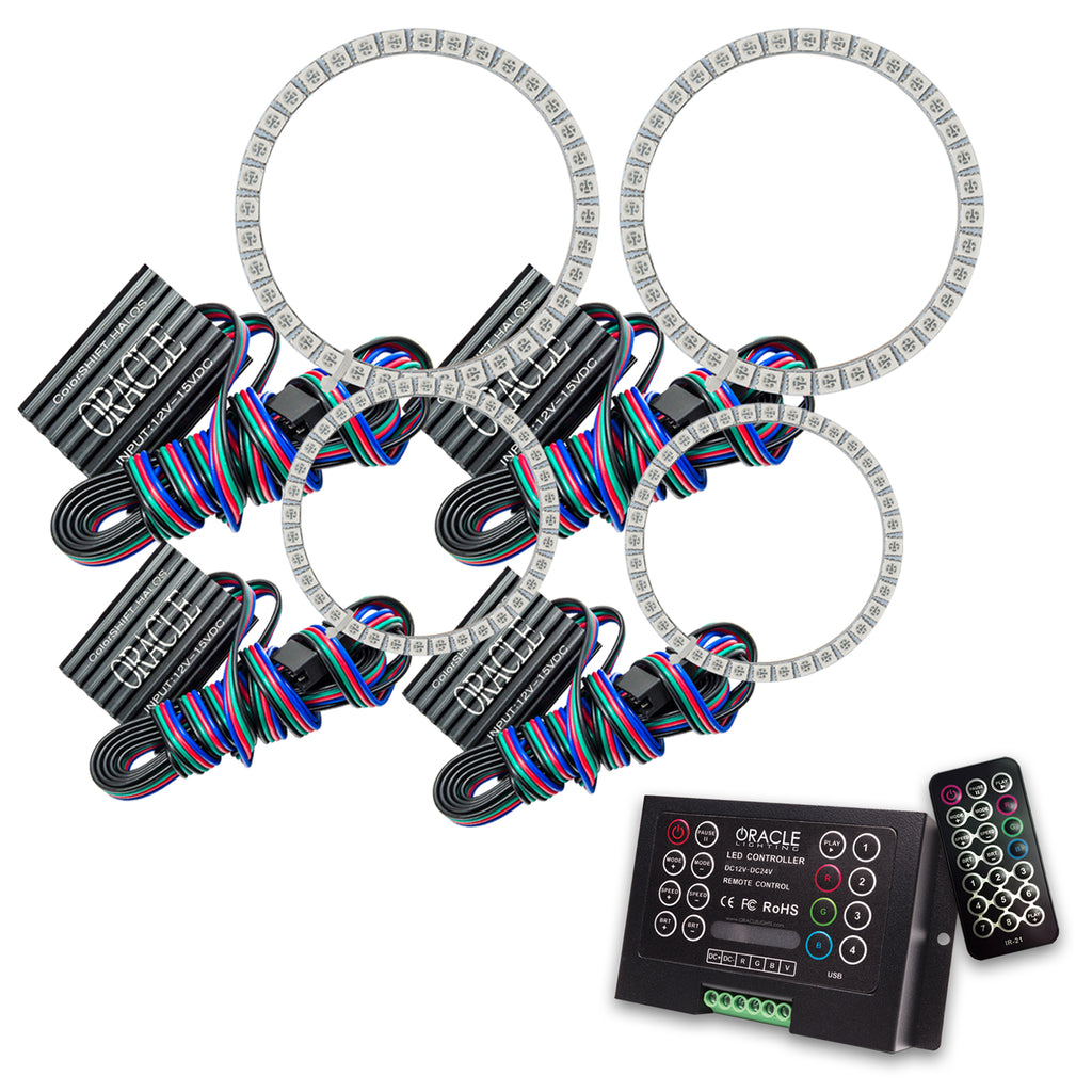 Oracle-Aston-Martin-Vantage-07-12-Halo-Kit---Colorshift-W-2.0-Controller