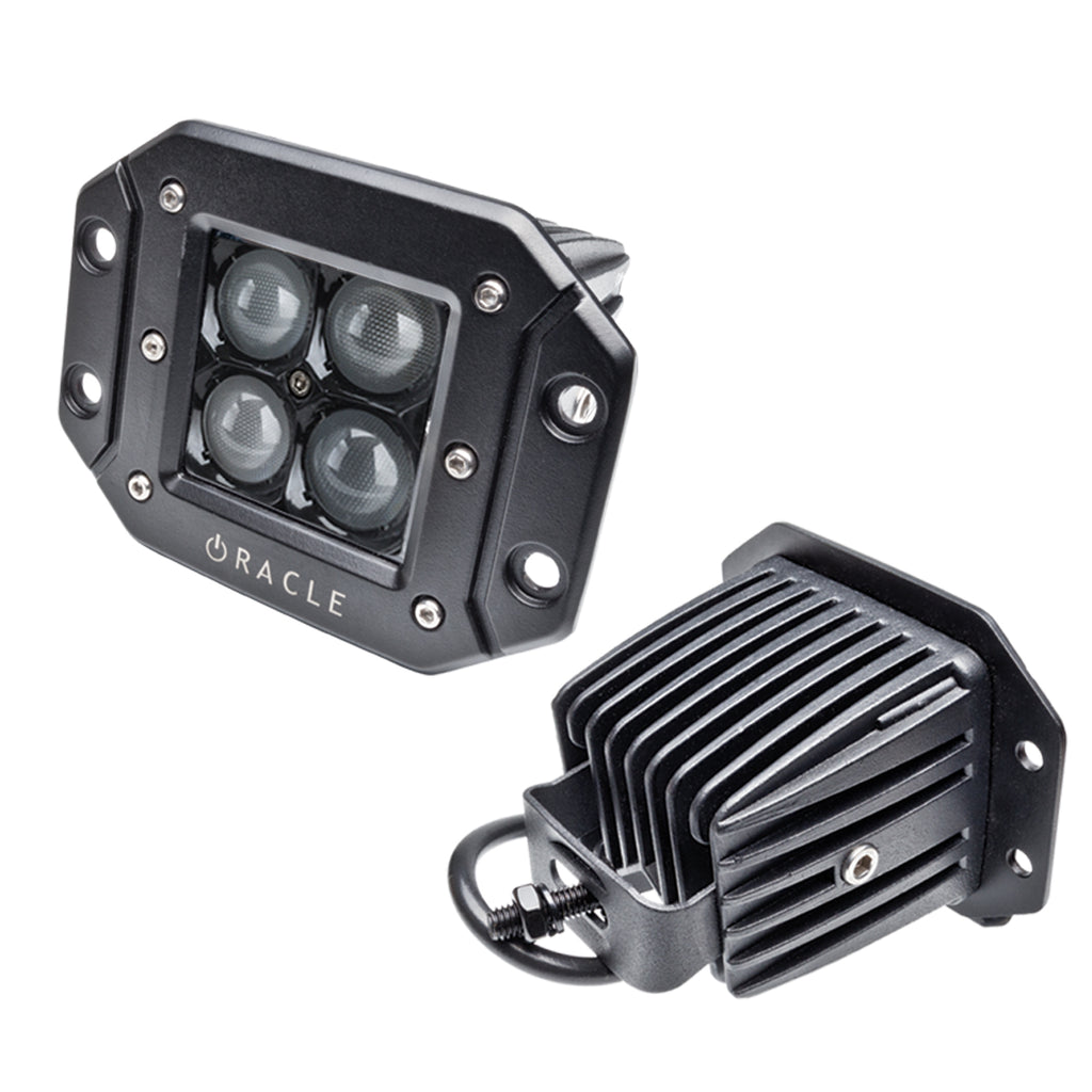 Oracle-Black-Series---7D-3In-W-Flush-Led-Square-SpotFlood-Light---6000K