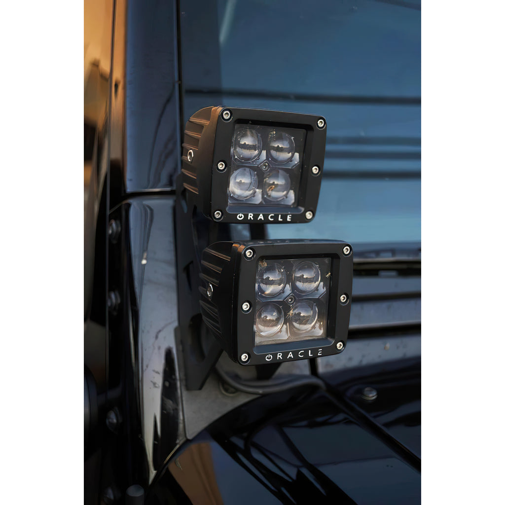 Oracle-Black-Series---7D-3In-W-Led-Square-SpotFlood-Light---6000K