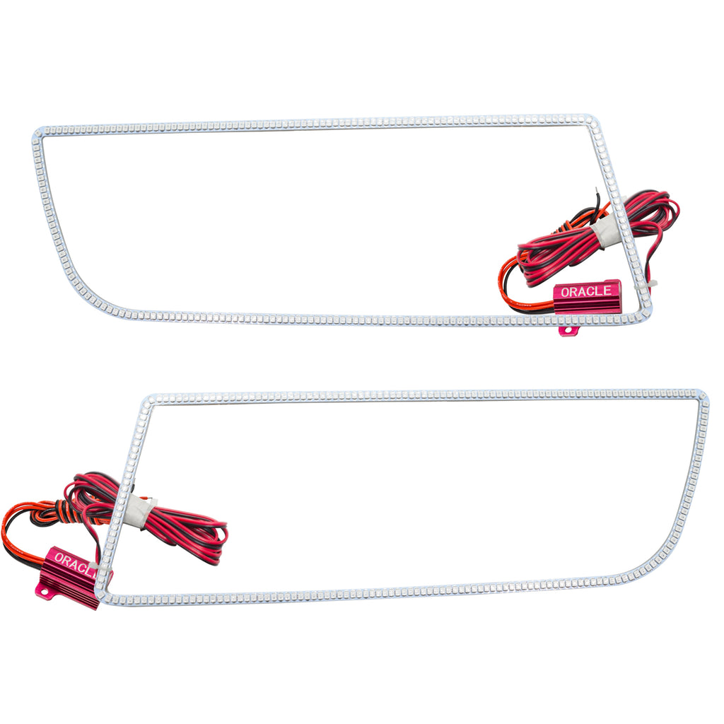 Oracle-Chevrolet-Camaro-Non-Rs-14-15-Led-Halo-Kit-Square-Style---White