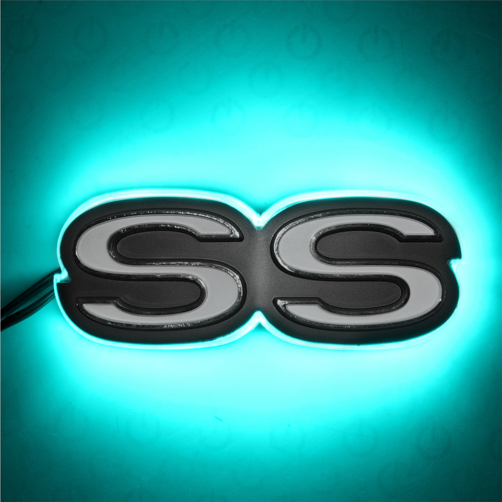 Oracle-Chevrolet-Camaro-Ss-Illuminated-Emblem---Aqua