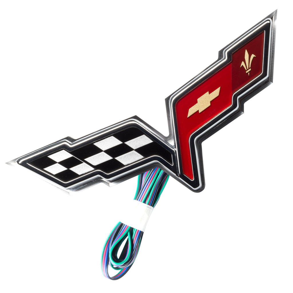Oracle-Chevrolet-Corvette-C6-Illuminated-Emblem---Colorshift