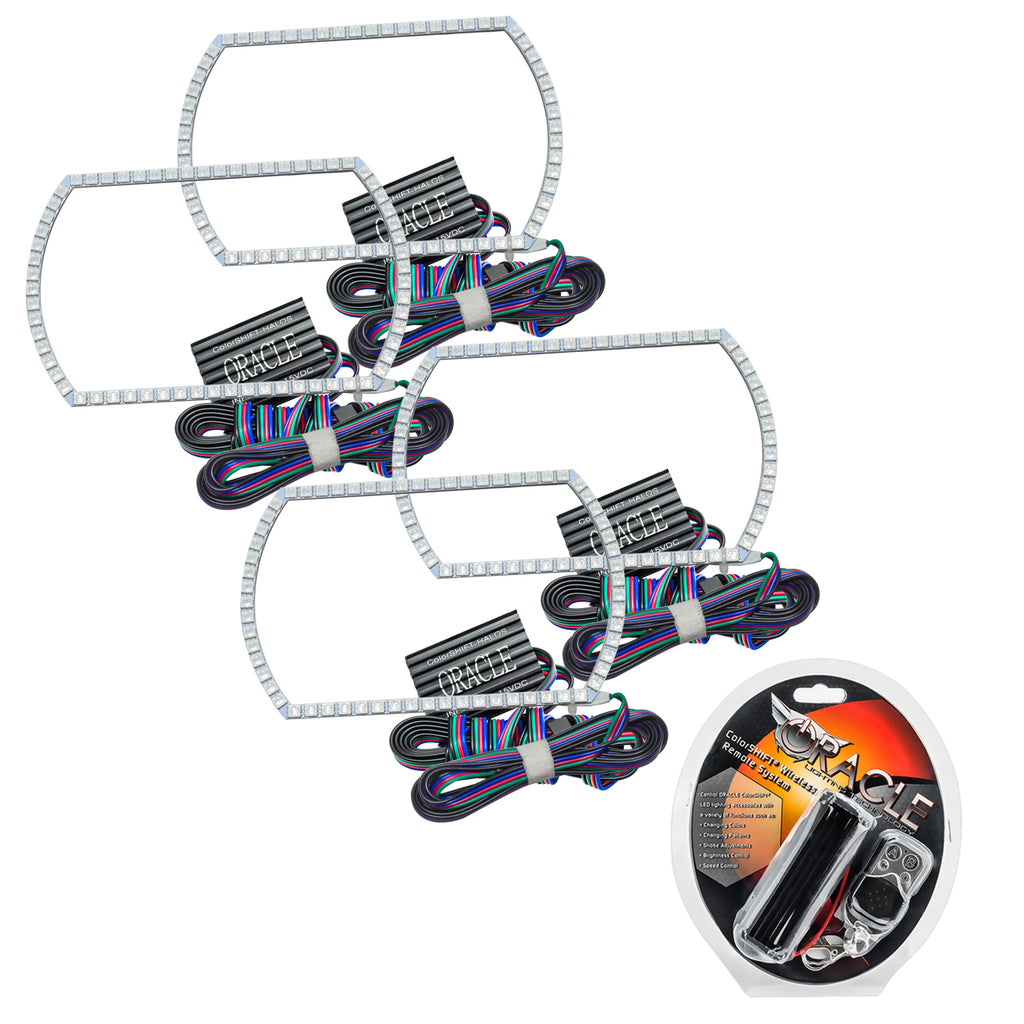 Oracle-Chevrolet-Silverado-07-13-Halo-Kit-Square-Style---Colorshift