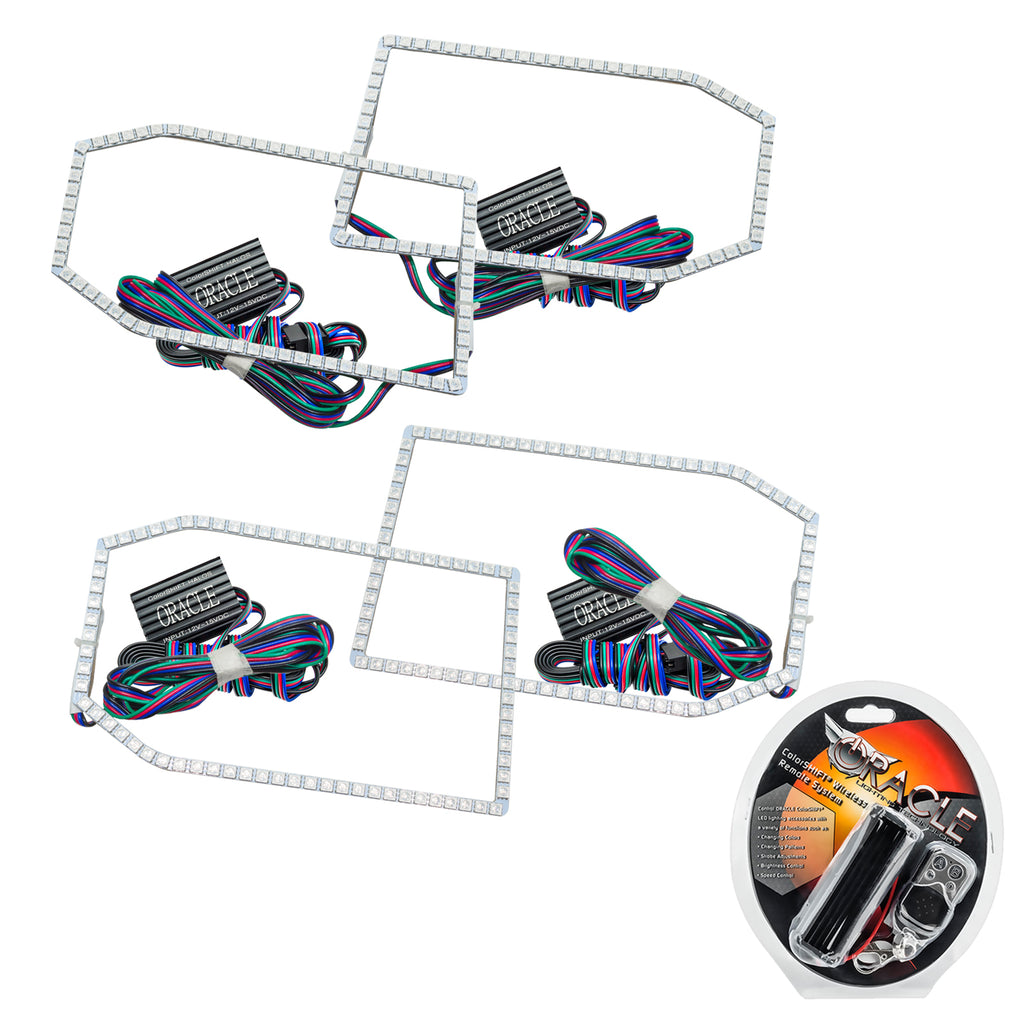 Oracle-Chevrolet-Silverado-14-15-Halo-Kit-Non-Projector-Style---Colorshift