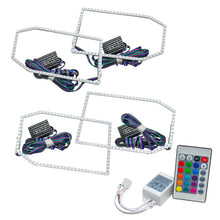 Load image into Gallery viewer, Oracle-Chevy-Silverado-14-15-Halo-Kit-Non-Projector-Style---Colorshift-W-Simple-Controller