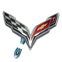 Load image into Gallery viewer, Oracle-Corvette-C7-Rear-Illuminated-Emblem---Colorshift