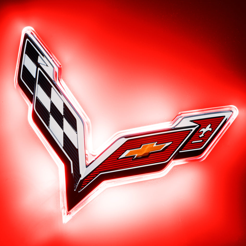 Oracle-Corvette-C7-Rear-Illuminated-Emblem---Dual-Intensity---Red