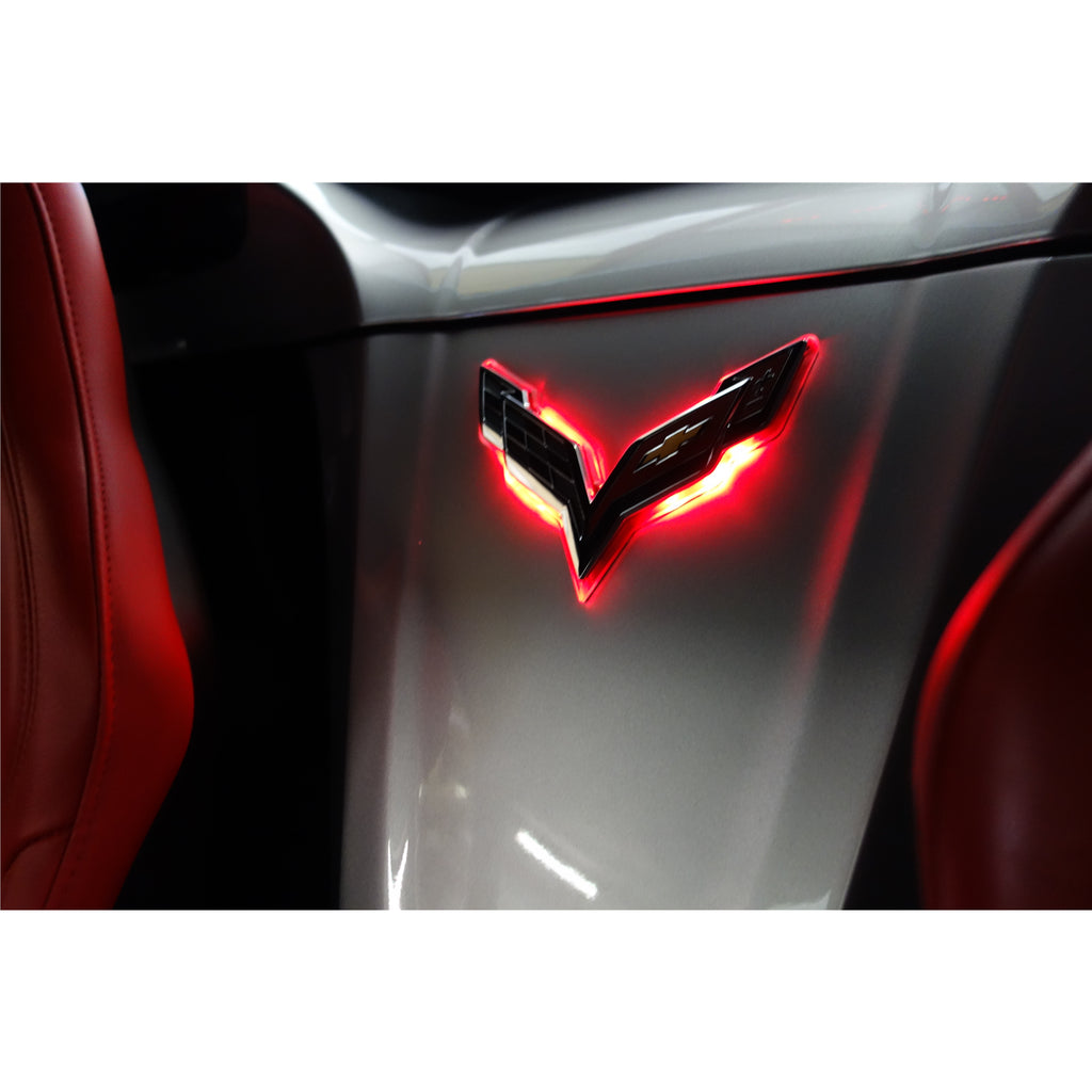 Oracle-Corvette-C7-Rear-Illuminated-Emblem---Dual-Intensity---Red