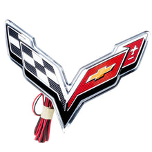 Load image into Gallery viewer, Oracle-Corvette-C7-Rear-Illuminated-Emblem---Dual-Intensity---Red