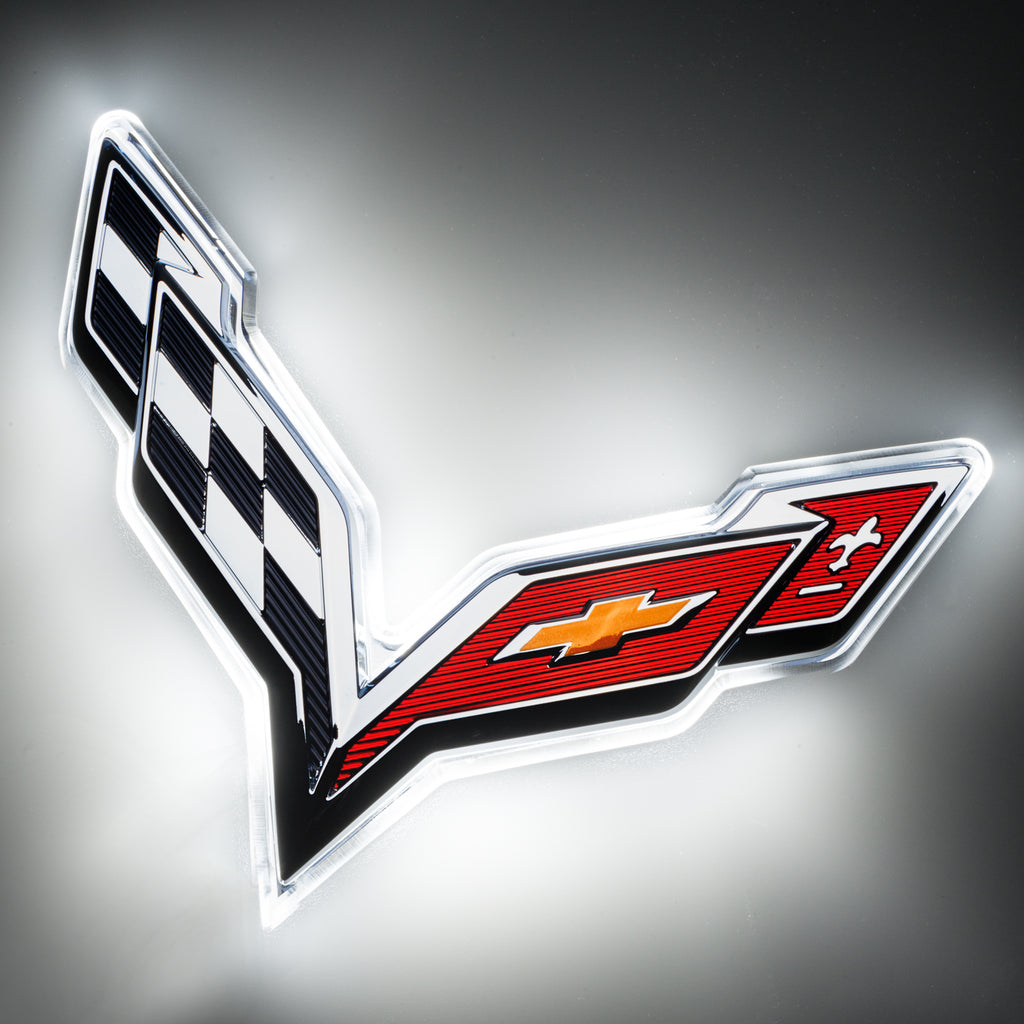 Oracle-Corvette-C7-Rear-Illuminated-Emblem---White