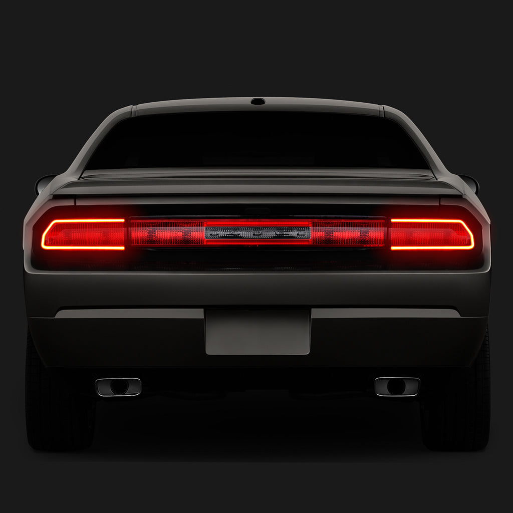 Oracle-Dodge-Challenger-08-14-Led-Waterproof-Afterburner-Kit---Red