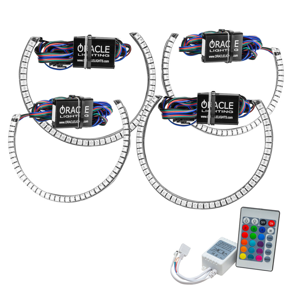 Oracle-Dodge-Challenger-15-21-Led-Waterproof-Halo-Kit---Colorshift-W-Simple-Controller
