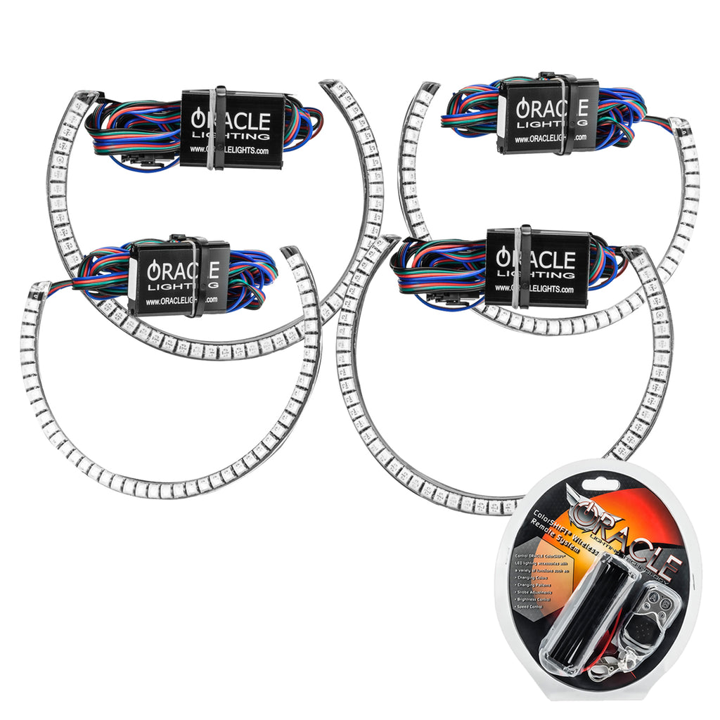 Oracle-Dodge-Challenger-15-21-Led-Waterproof-Halo-Kit---Colorshift