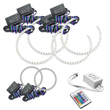 Load image into Gallery viewer, Oracle-Dodge-Charger-05-10-Triple-Ring-Halo-Kit---Colorshift-W-Simple-Controller