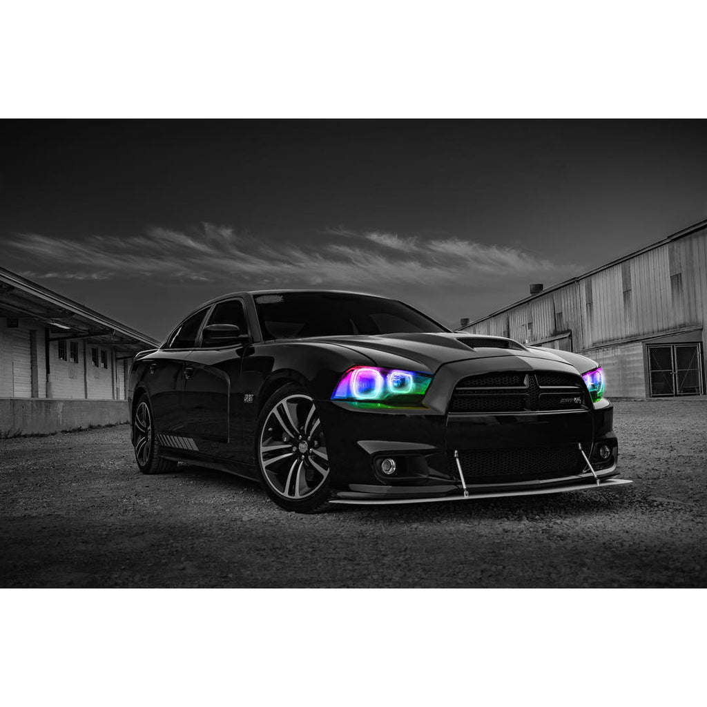 Oracle-Dodge-Charger-11-14-Halo-Kit---Colorshift-WO-Controller