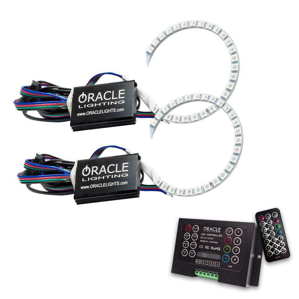Oracle-Dodge-Charger-15-21-Projector-Halo-Kit---Colorshift-W-2.0-Controller