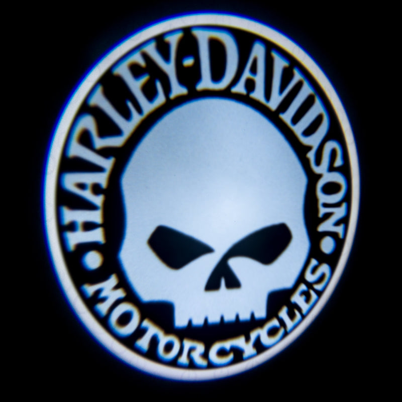 Oracle-Door-Led-Projectors---Harley-Davidson-Skull---Harley-Davidson-Skull