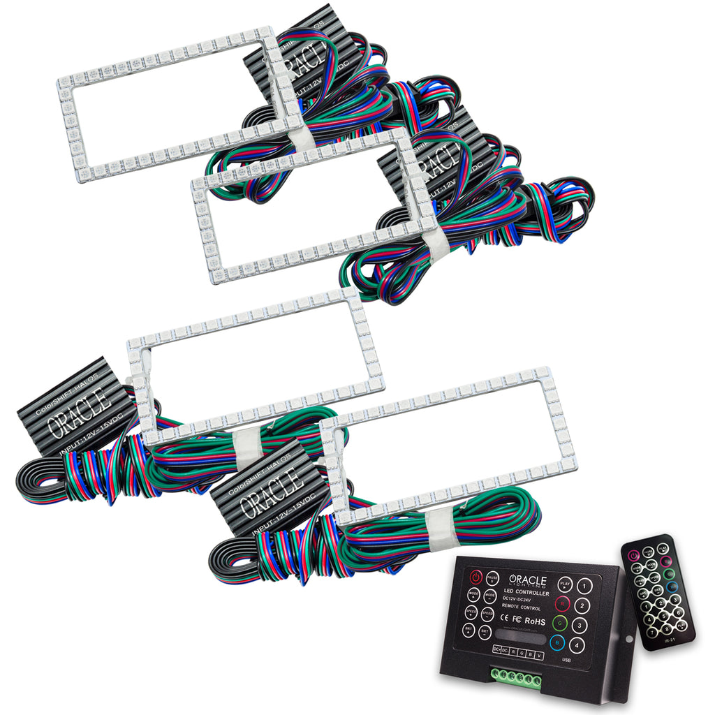 Oracle-Ford-F-150-15-17-Projector-Headlight-Halo-Kit---Colorshift-W-2.0-Controller