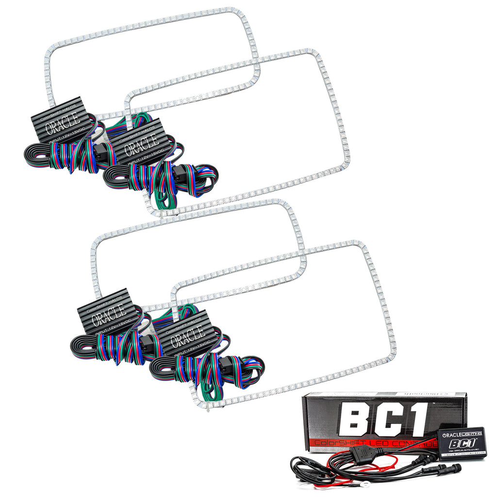 Oracle-Ford-F250-08-10-Halo-Kit---Colorshift-W-Bc1-Controller