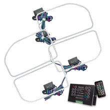 Load image into Gallery viewer, Oracle-Ford-F250350-11-16-Halo-Kit-(Square-Ring-Design)---Colorshift-W-2.0-Controller