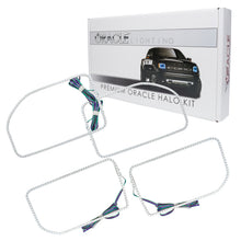 Load image into Gallery viewer, Oracle-Ford-F250350-11-16-Halo-Kit-(Square-Ring-Design)---Colorshift-W-2.0-Controller