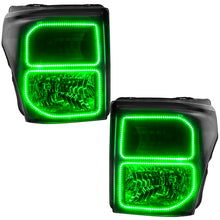 Load image into Gallery viewer, Oracle-Ford-F250350-11-16-Halo-Kit-(Square-Ring-Design)---Colorshift-W-Bc1-Controller