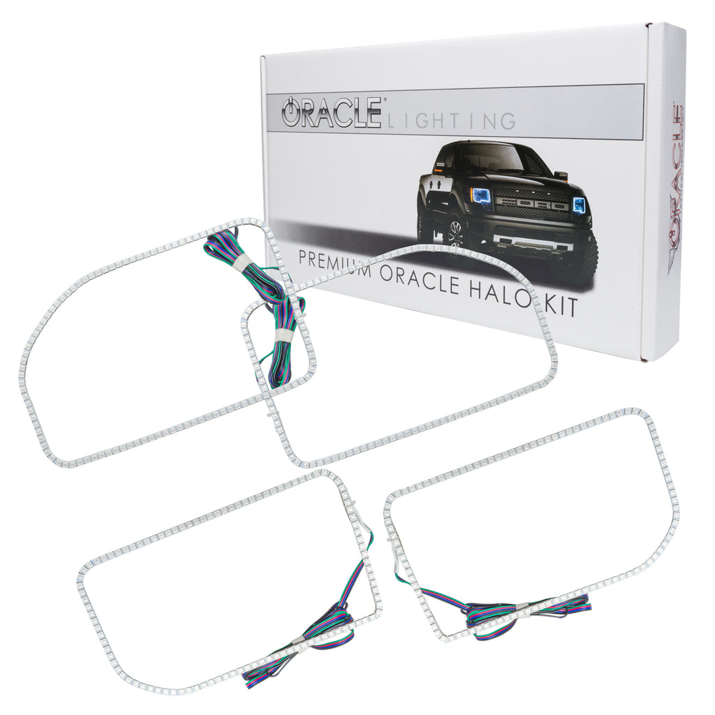 Oracle-Ford-F250350-11-16-Halo-Kit-(Square-Ring-Design)---Colorshift