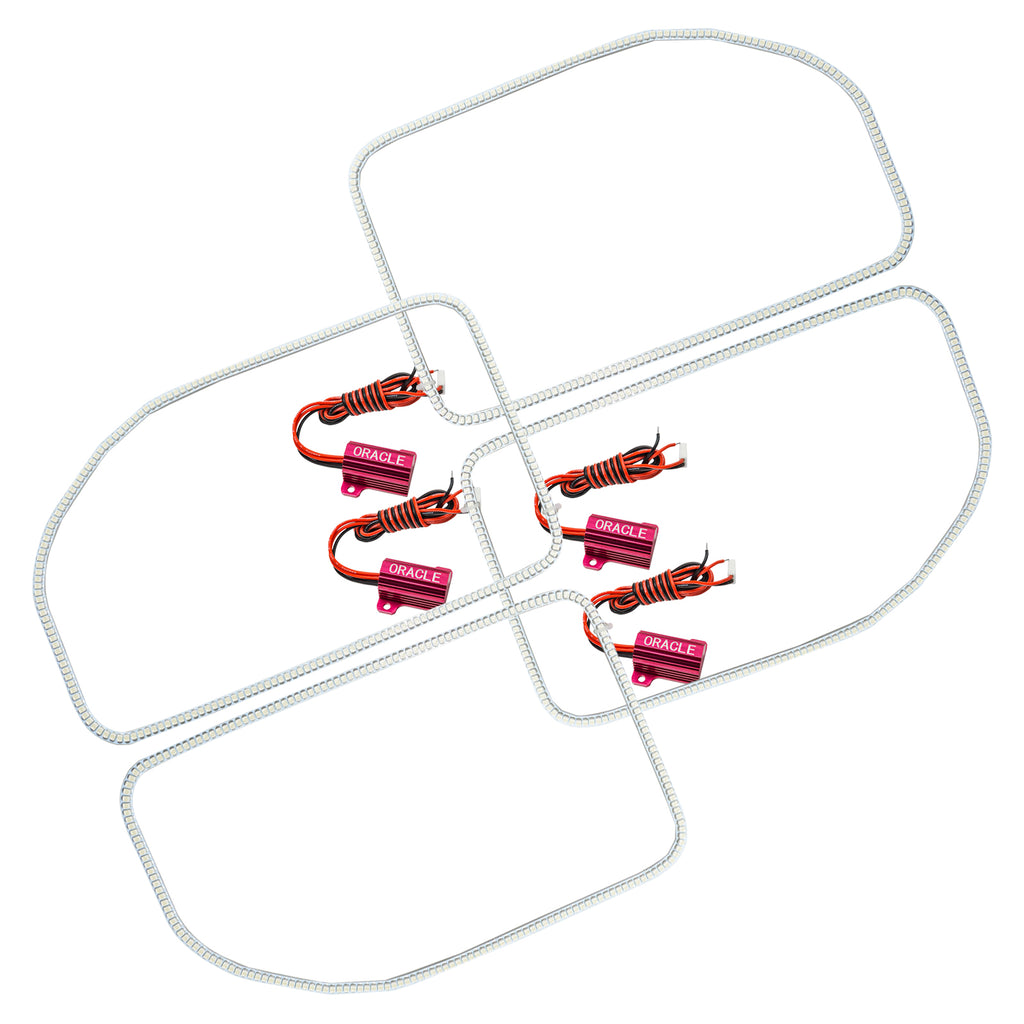 Oracle-Ford-F250350-11-16-Led-Halo-Kit-(Square-Ring-Design)---White